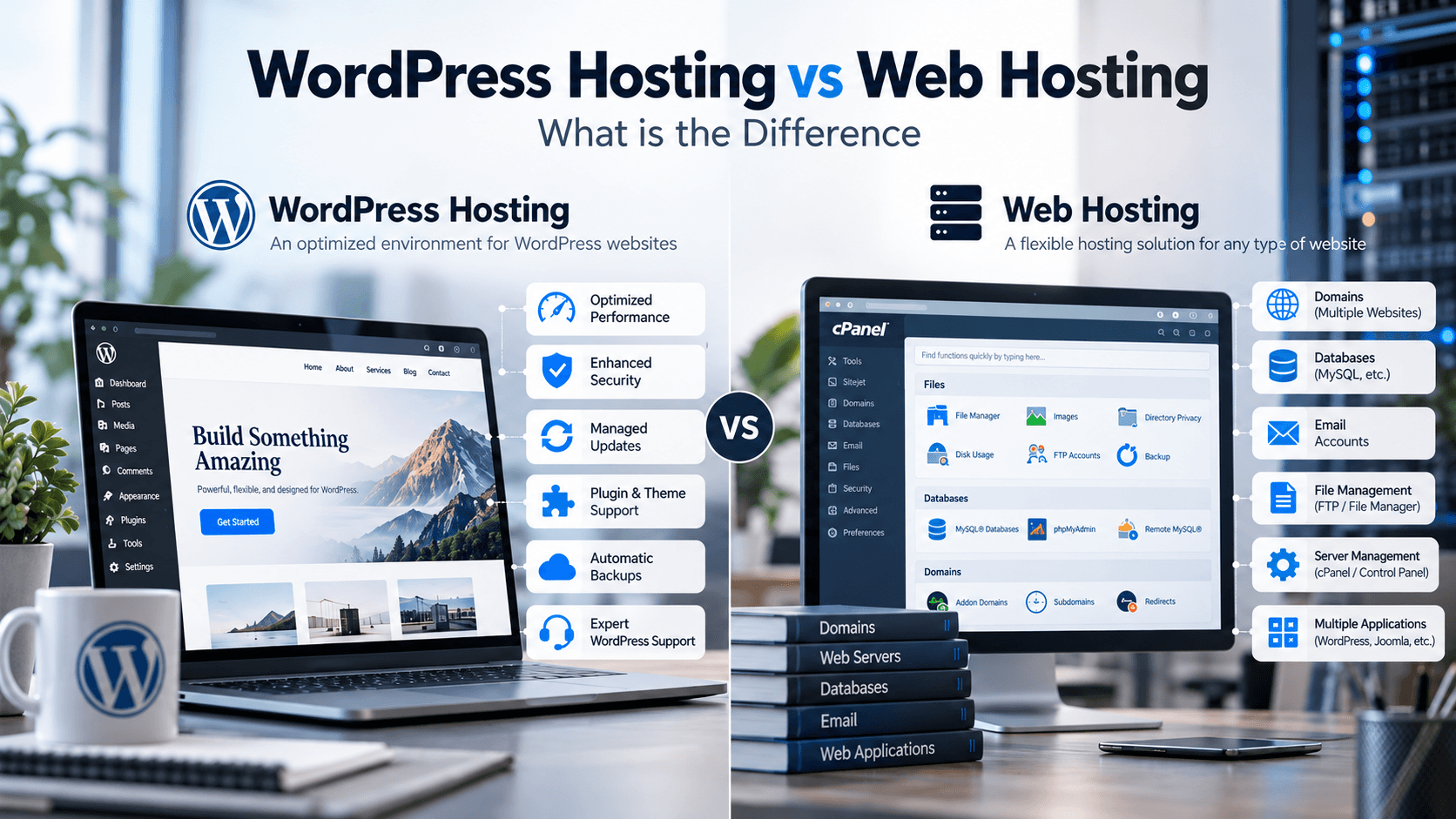 WordPress Hosting vs Web Hosting: What’s the Difference?